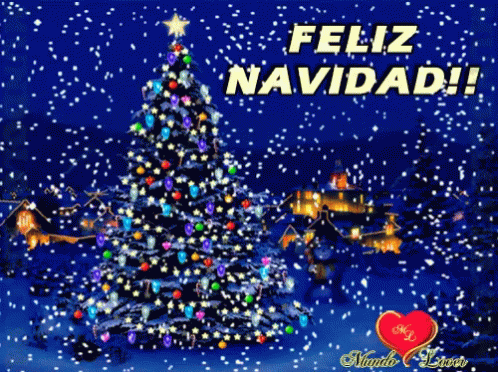 Feliz Navidad Snow GIF - Feliz Navidad Snow Christmas Tree GIFs
