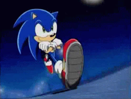 Sonic Running GIF - Sonic Running Gotta Go GIFs