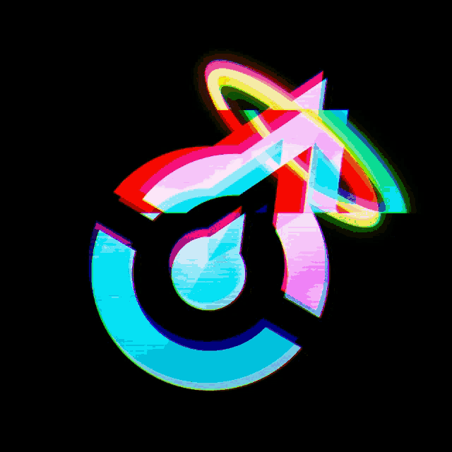 the letter a is surrounded by colorful circles