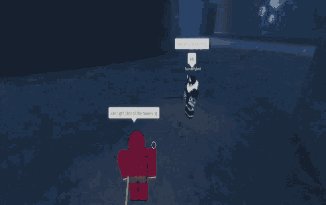 a screenshot of a video game shows a person saying " can i get drops of the snows rj "