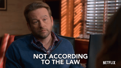 Not According To The Law Rule GIF - Not According To The Law Rule Hands Up GIFs