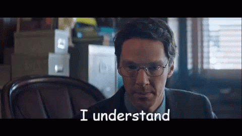 I Understand Benedict Cumberbatch GIF - I Understand Benedict Cumberbatch Understanding GIFs