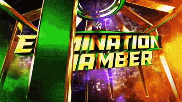 a green and yellow sign that says emination amber on it