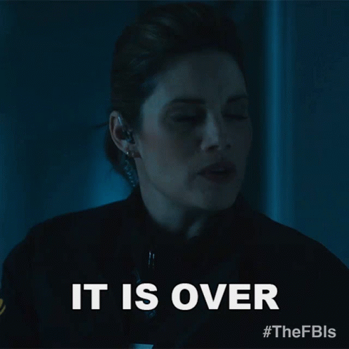 It Is Over Maggie Bell GIF - It Is Over Maggie Bell Missy Peregrym GIFs