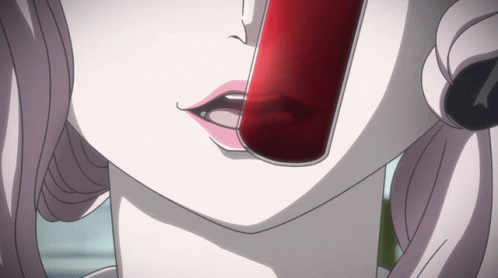 Akudama Drive Anime Girl GIF - Akudama Drive Anime Girl Lick GIFs