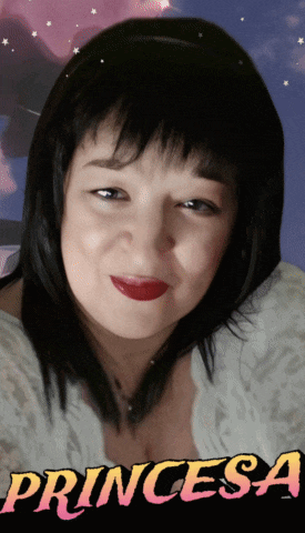 a woman 's face is on a poster that says ' princesa ' on it