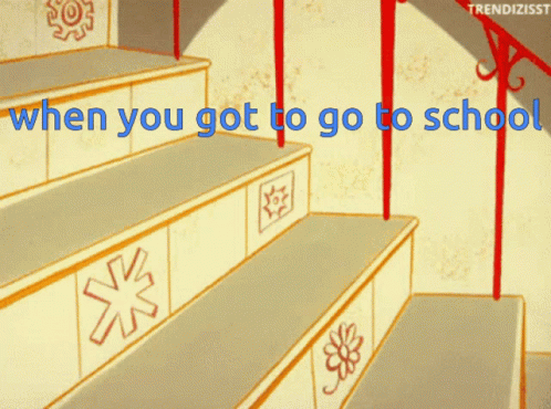When You Are Tired When You Go To School GIF - When You Are Tired When You Go To School Sliding GIFs