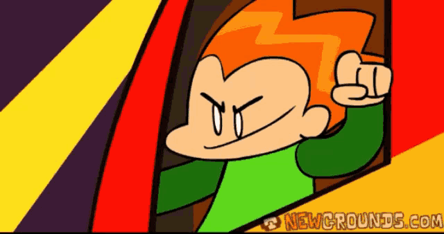 a picture of a cartoon character with the website newgrounds.com underneath it