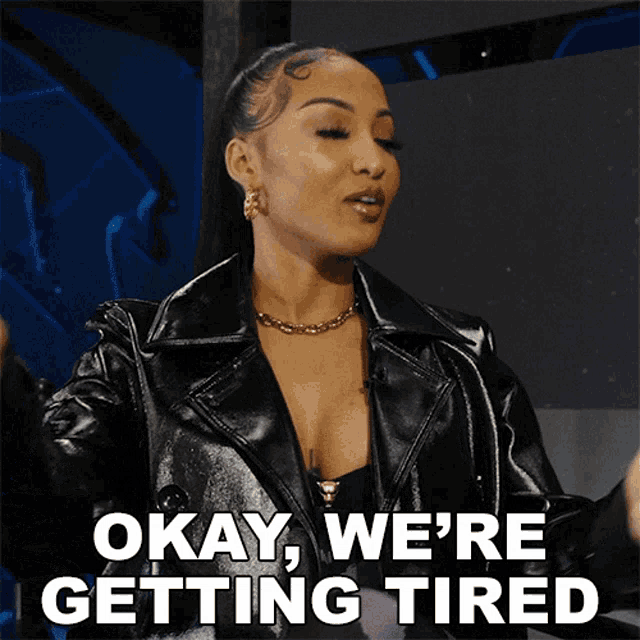 Okay Were Getting Tired Chinsea Linda Lee GIF