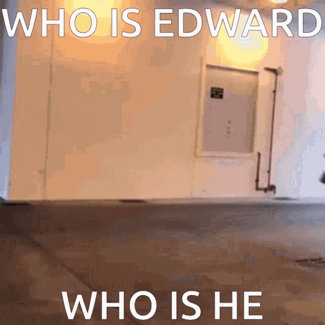 Edward Who Is He GIF - Edward Who Is He Running GIFs