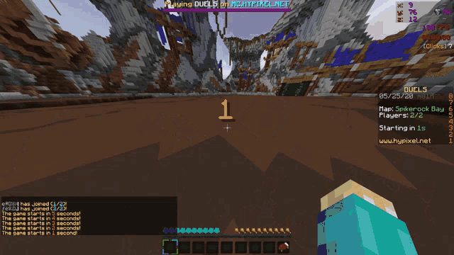 a screenshot of a game called duels on mcraftpixel.net