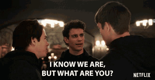 I Know We Are But What Are You Adam Dimarco GIF - I Know We Are But What Are You Adam Dimarco Randall Carpio GIFs