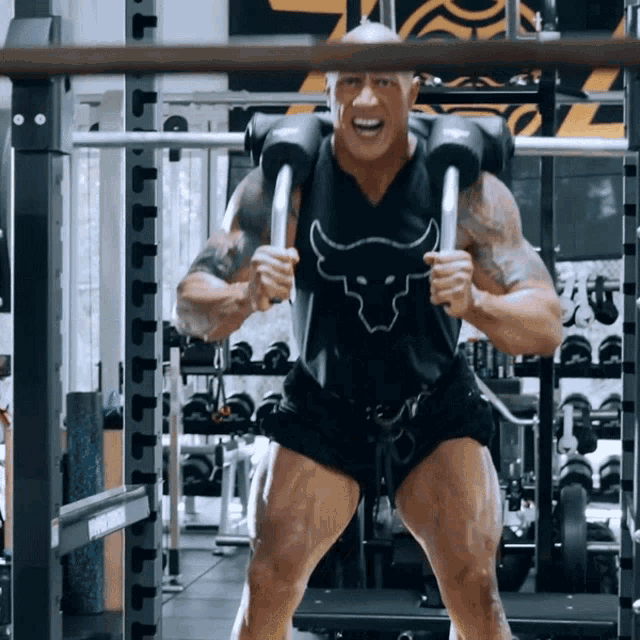 Squats Dwayne Johnson GIF - Squats Dwayne Johnson The Rock GIFs