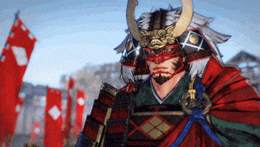 Samurai Warriors Shingen Takeda GIF - Samurai Warriors Shingen Takeda Mask GIFs