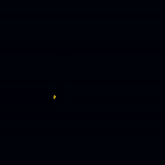 a black background with a yellow silhouette of a cat and the words saporoso