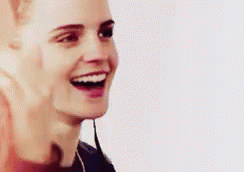 Big Smile GIF - Emma Watson Smiling Laughing GIFs