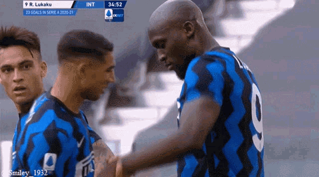 Inter Inter Milan GIF - Inter Inter Milan Lukaku Hakimi GIFs