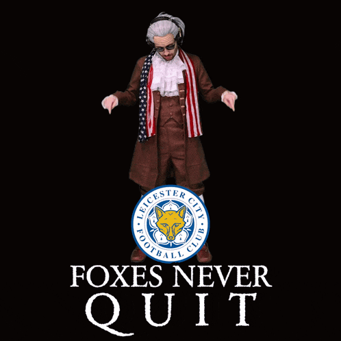 the logo for leicester city football club has a yellow fox in the center