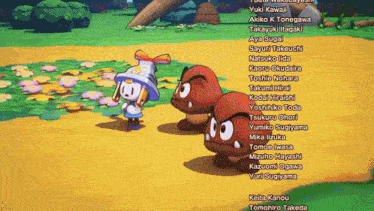a screenshot of a video game with the name yuki kawaii on the top left