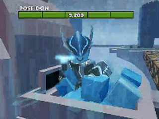 a screenshot of a video game with a character named poseidon .
