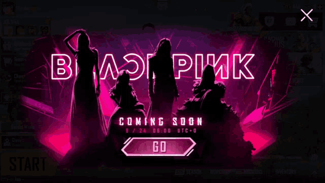 a screenshot of a game that says coming soon