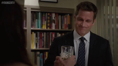 Bottoms Up GIF - Peter Hermann Charles Brooks Cheers GIFs