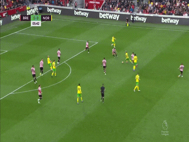 a soccer game is being played and the score is 0-0