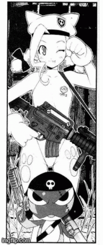 Sgt Frog Manga GIF - Sgt Frog Manga Neko GIFs