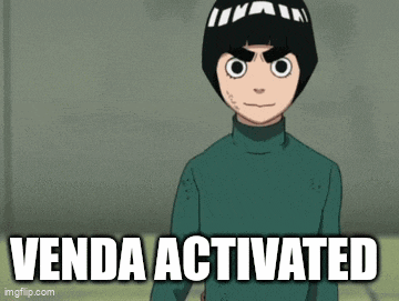 a picture of rock lee from naruto with the words venda activated
