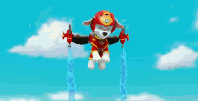 a cartoon character is hanging upside down on a bar
