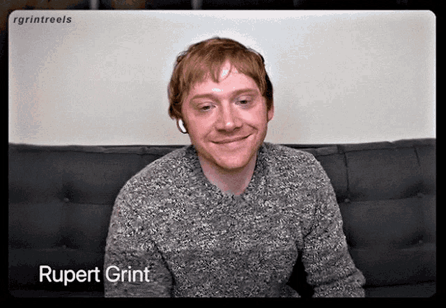 Rupert Grint Rgrintreels GIF - Rupert Grint Rgrintreels Interview GIFs