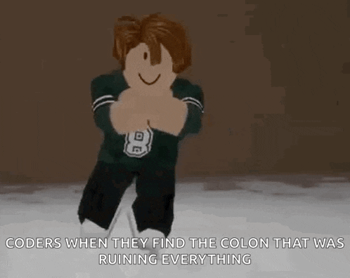 a roblox character is dancing in a video game while wearing a green jersey with the number 8 on it .