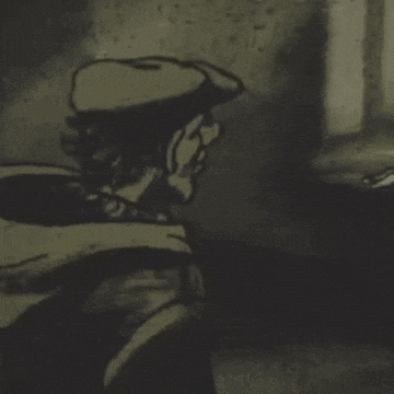 a black and white drawing of a person laying on the floor .