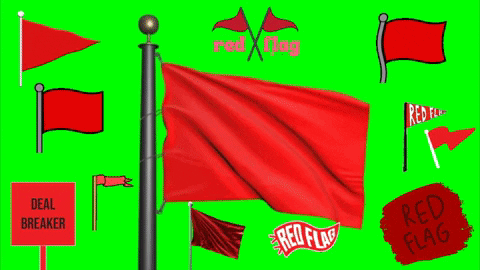 Red Flag Huge Red Flag GIF