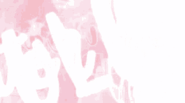 a girl with long hair is standing in front of a pink background with the words `` pastel cafe rules '' .