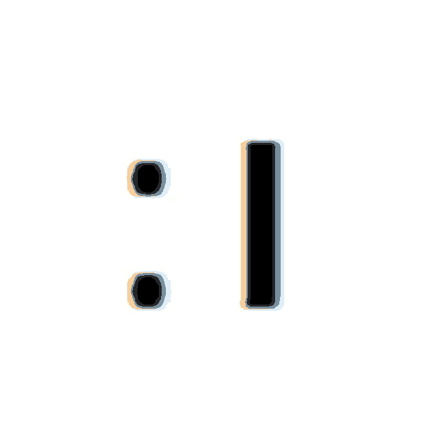 a close up of a letter v on a white background