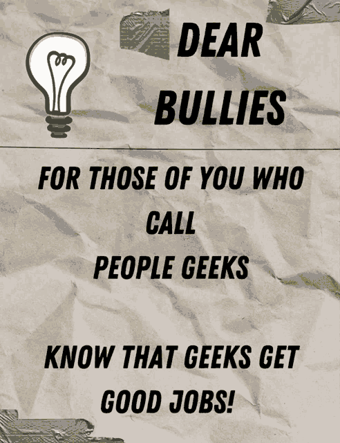 Bullies Dear Bullies GIF - Bullies Dear Bullies Geek GIFs