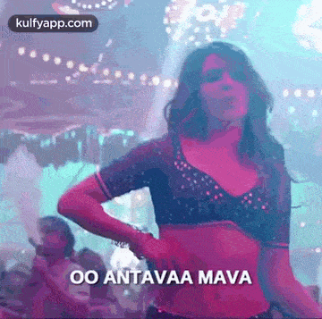 Sizzling Song Of The Year Oo Antavaa Mava.Gif GIF - Sizzling Song Of The Year Oo Antavaa Mava Samantha Sizzling GIFs