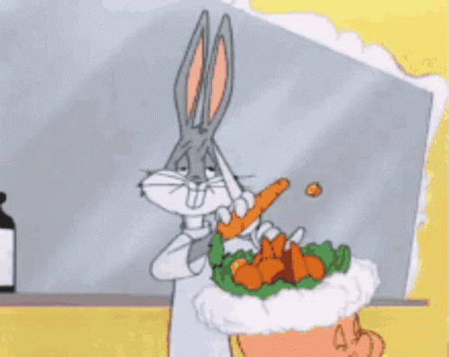 Bugs Bunny Slice GIF - Bugs Bunny Slice Carrot GIFs