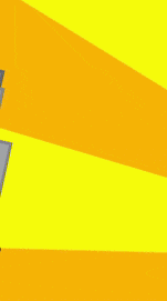 a cartoon drawing of a marker with a face and arms