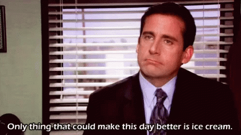 The Office Ice Cream GIF - The Office Ice Cream Better Day GIFs