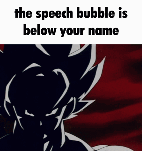 Speech Bubble Goku GIF - Speech Bubble Goku GIFs