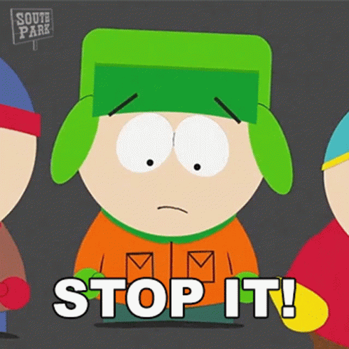 Stop It Kyle Broflovski GIF - Stop It Kyle Broflovski South Park GIFs