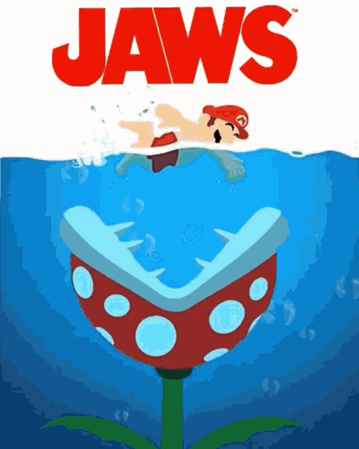 Mario Jaws GIF - Mario Jaws Big Mouth GIFs