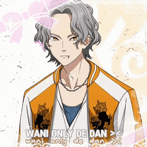 a picture of a man with the words wani only de dan