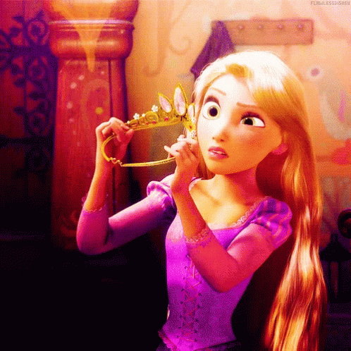 Rapunzel Crown GIF - Rapunzel Crown Confused GIFs