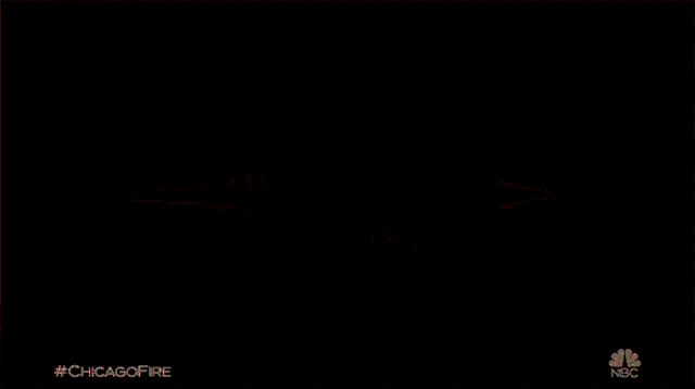 a black background with the words chicago fire in blue and red