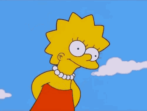 a cartoon of lisa simpson is being punched by bart simpson