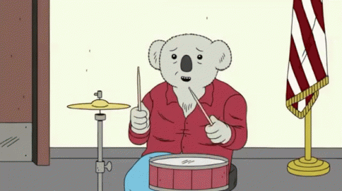 Koala Ba Dum Tss GIF - Koala Ba Dum Tss Drums GIFs