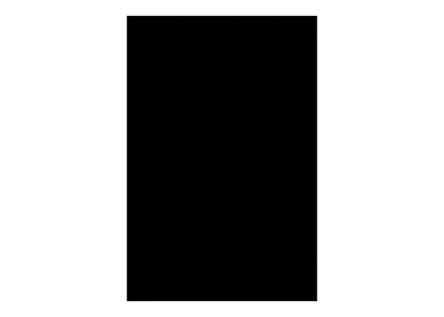 a black rectangle on a white background